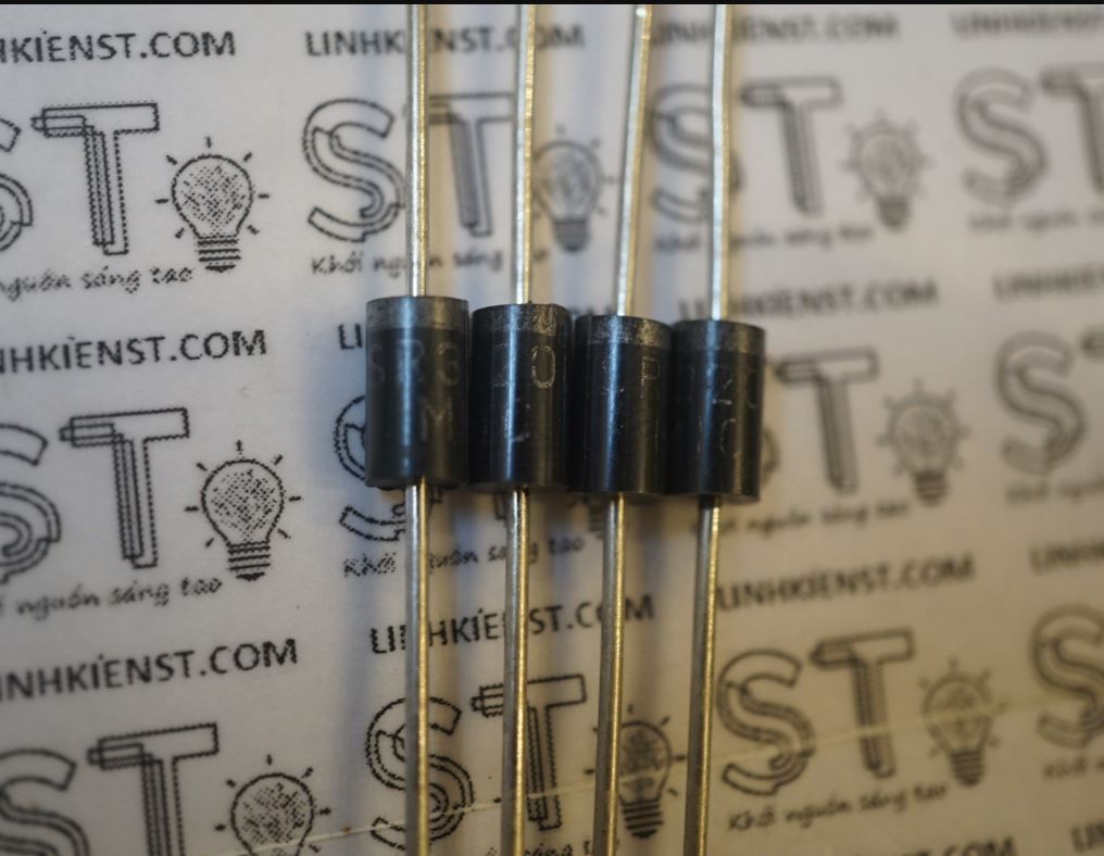 Túi 5 con Diode SR3200 3200 200V 3A DO-201 mới