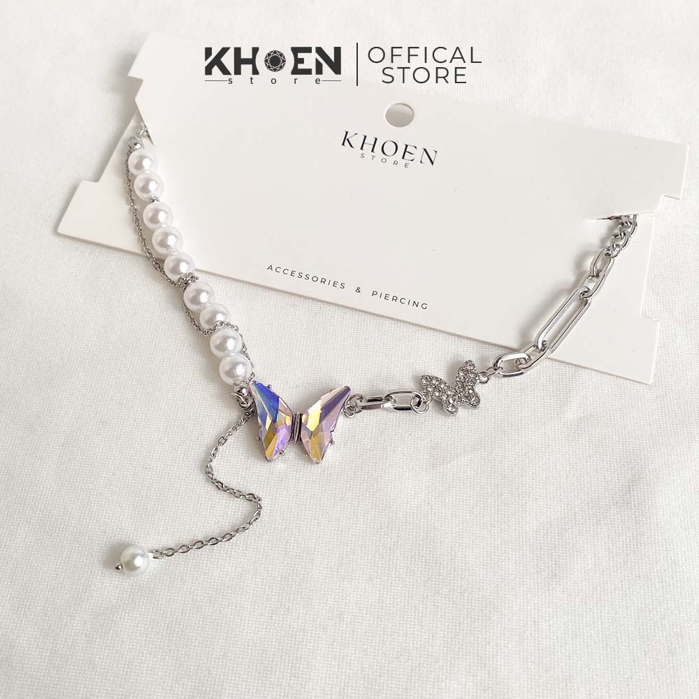 Vòng cổ Bướm đá - Titan - Khoen Store