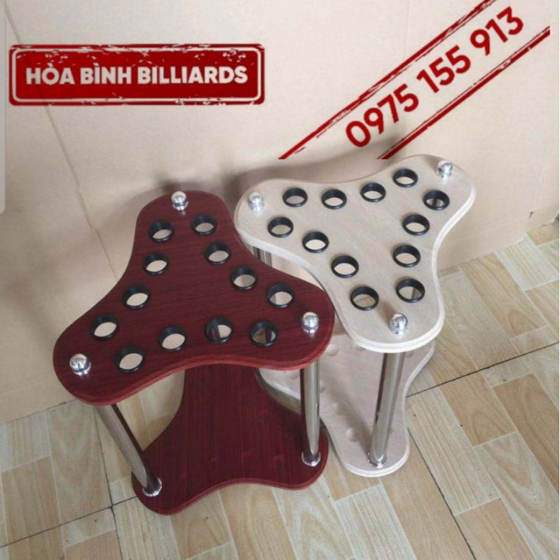 Giá để cơ bida- giá để 12 cơ