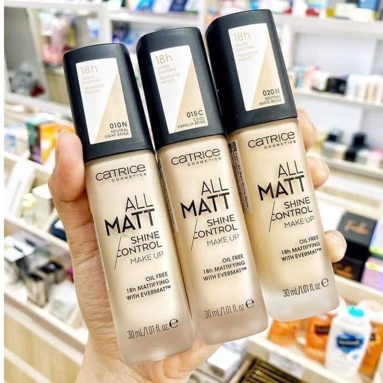 Kem Nền Catrice All Matt Plus Shine Control Make Up 30ml