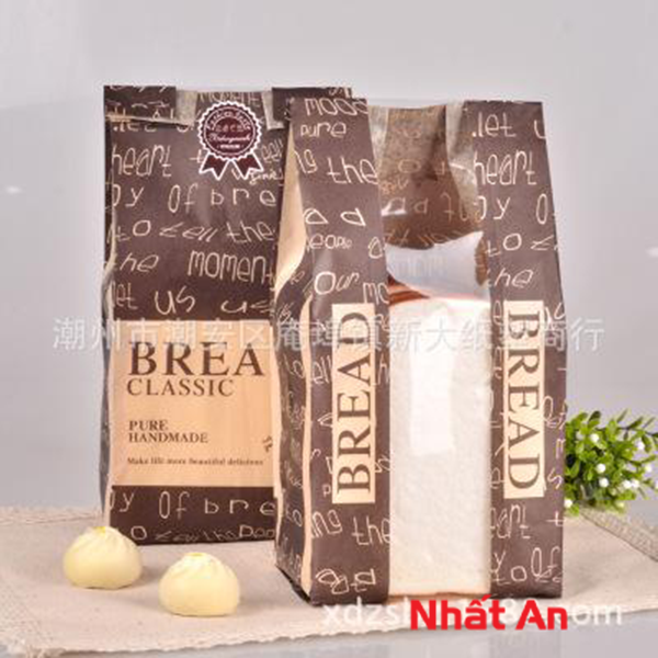 Túi bánh mì hoa cúc nâu bread 10 cái