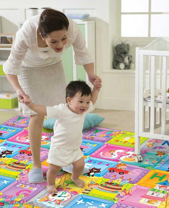 Thảm chơi 2 mặt cỡ lớn loại dày Maboshi