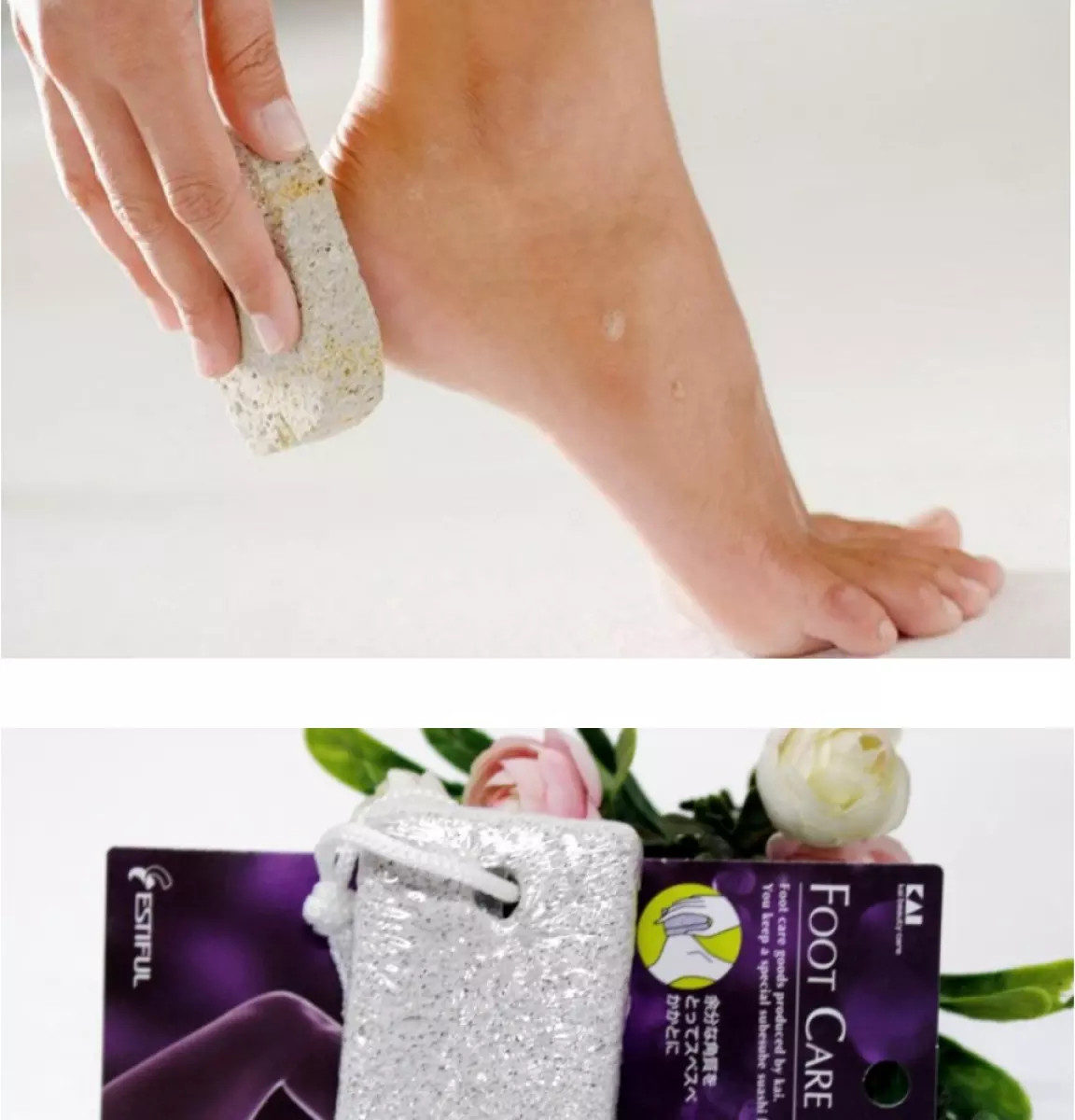Đá chà gót chân KAI Nhật Bản Nội địa Nhật Bản