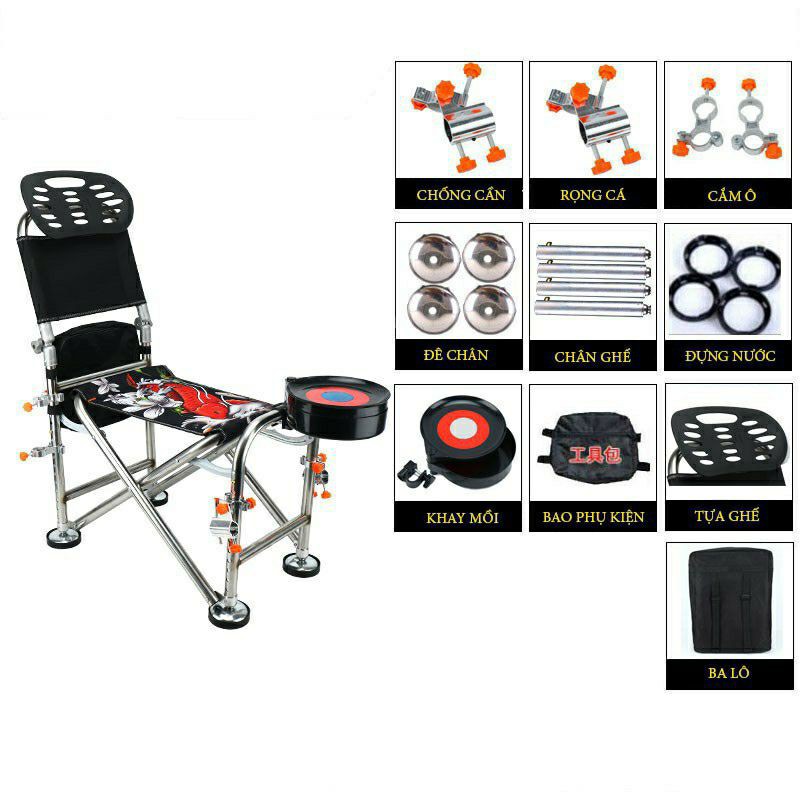 GHẾ ĐỊA HÌNH CÁ CÂU ĐÀI ( sale xả hàng )