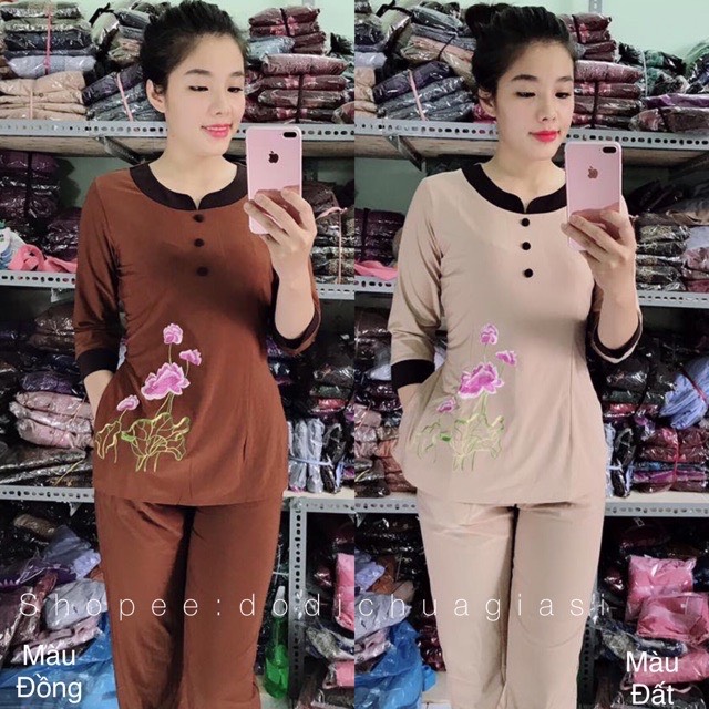 Đồ Lam Đi Chùa Thun Phối