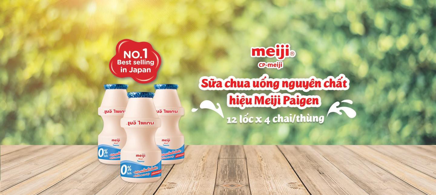 SỮA CHUA MEIJI Nhật Bản LỐC 4 CHAI