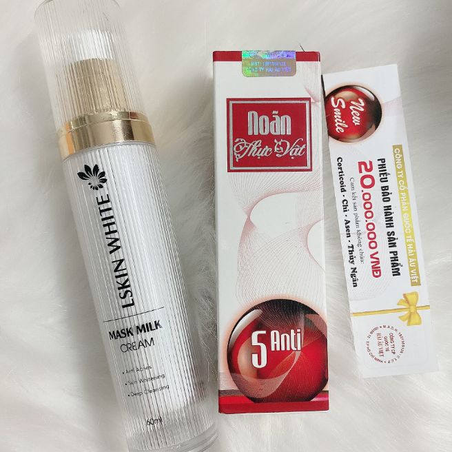 Combo Ủ Trắng Kén Tằm + Noãn Thực Vật