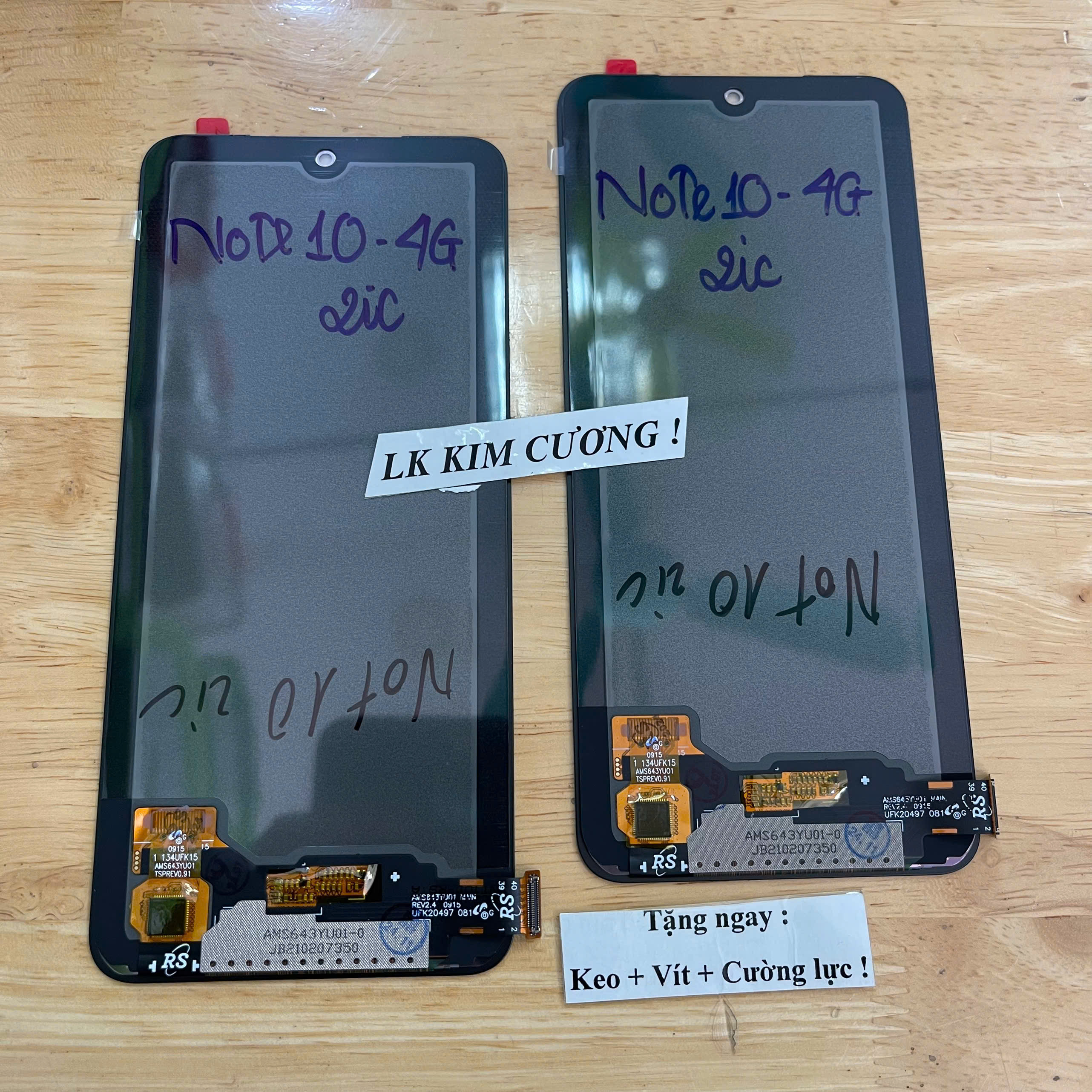 Màn hình thay thế xiaomi redmi note 10 4G / redmi note 10s - OLED (2ic)