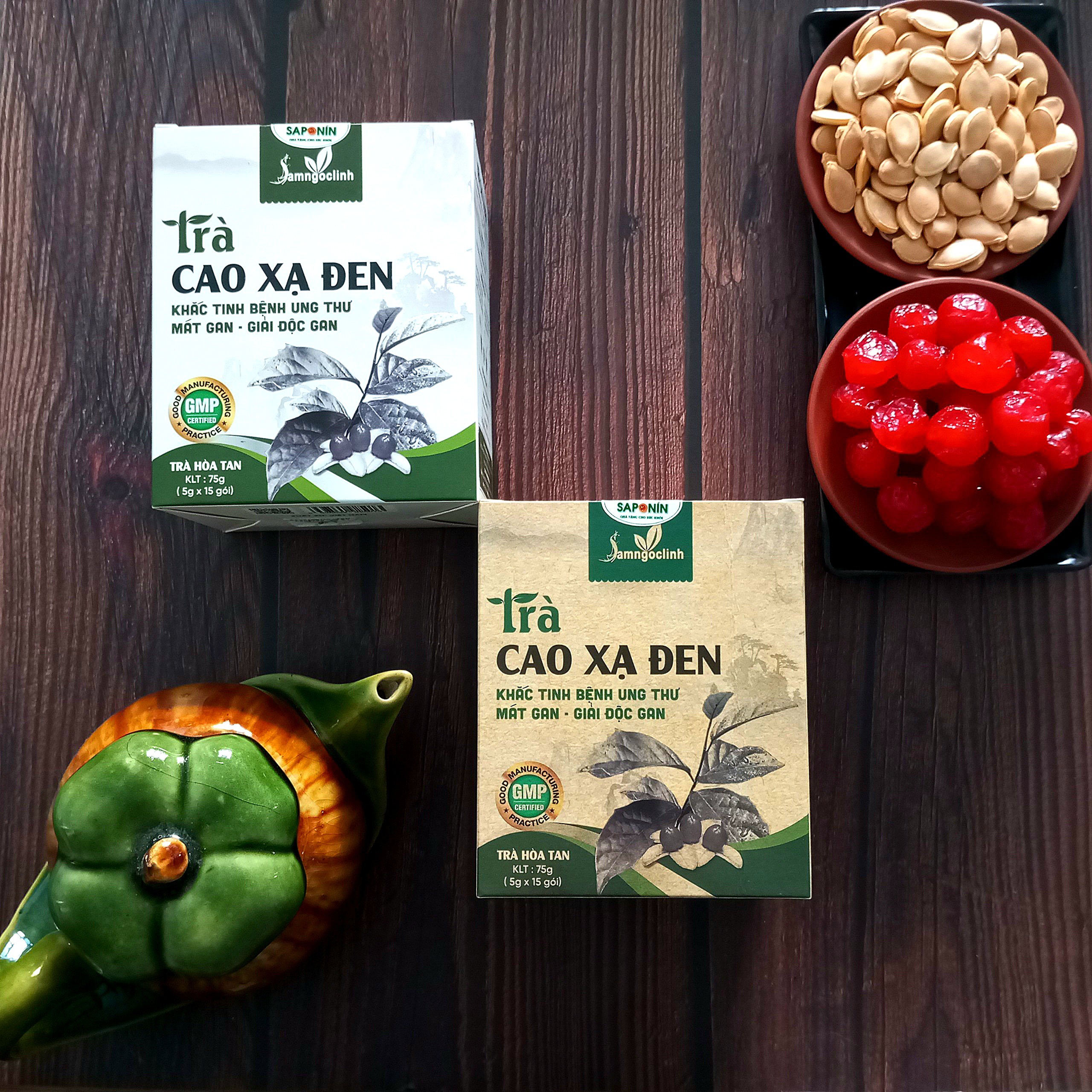 Trà cao xạ đen - hộp 75gram
