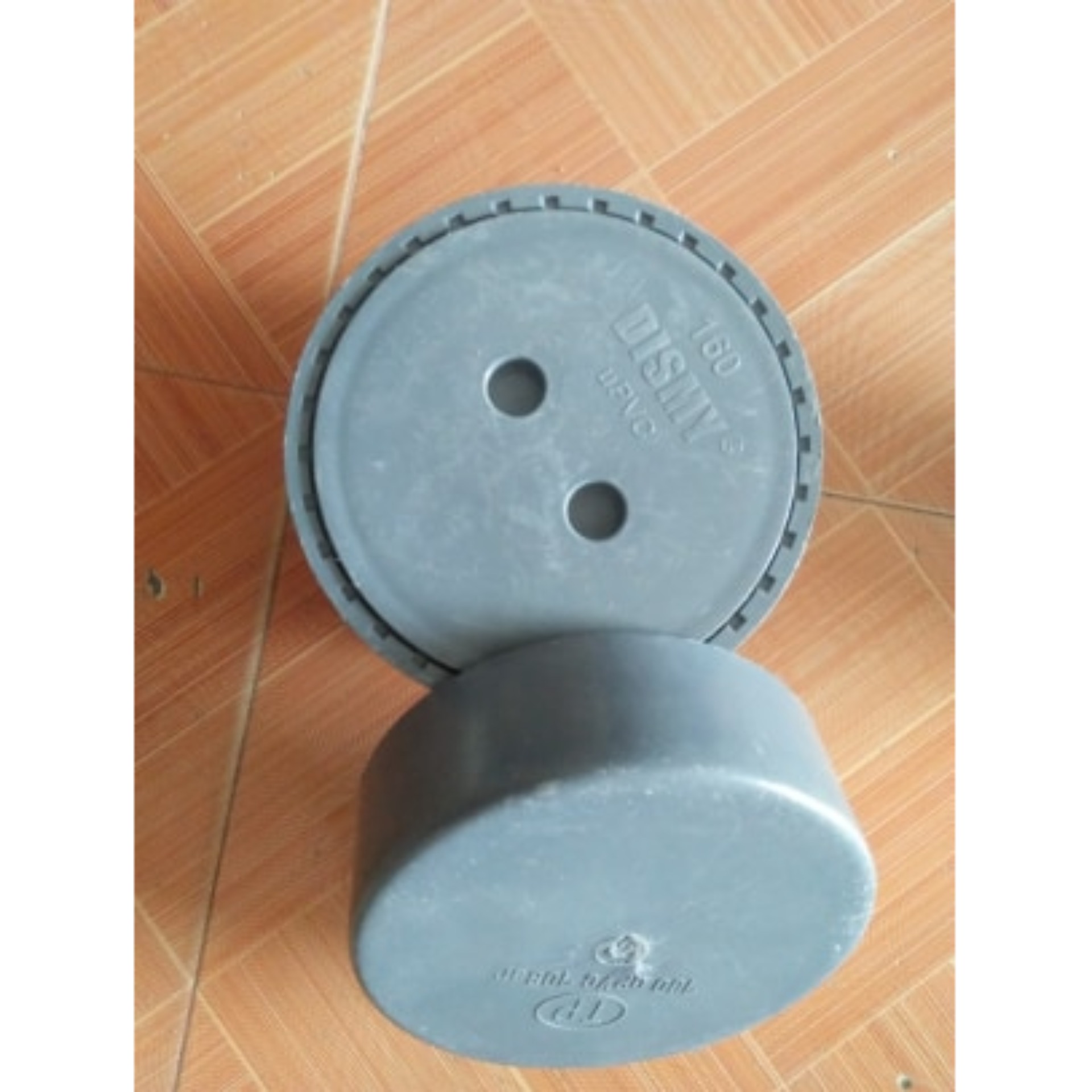 combo bịt xả thông tắc + bịt trơn pvc 160mm