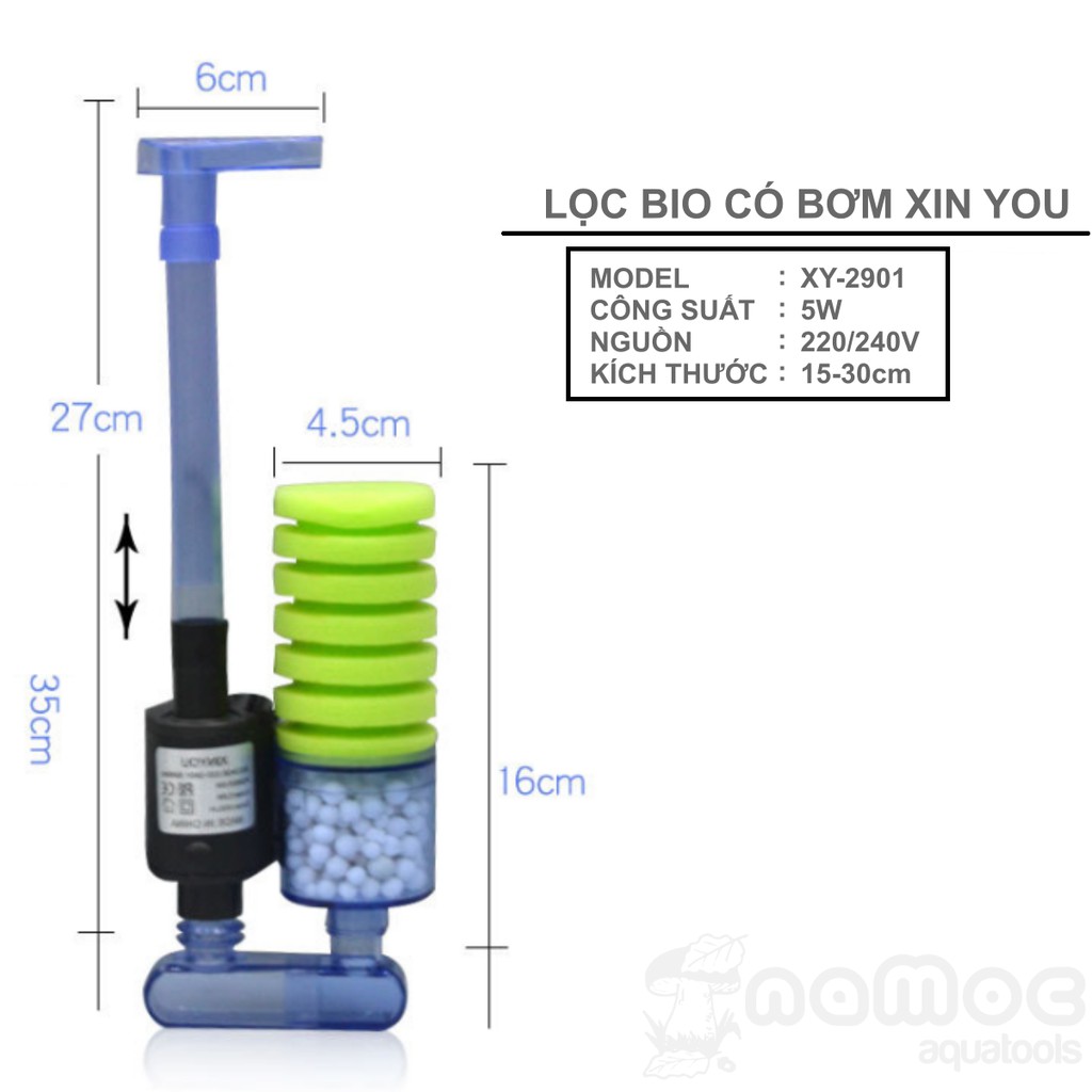 LỌC BIO CÓ BƠM BIO XY-2901, XY-2902
