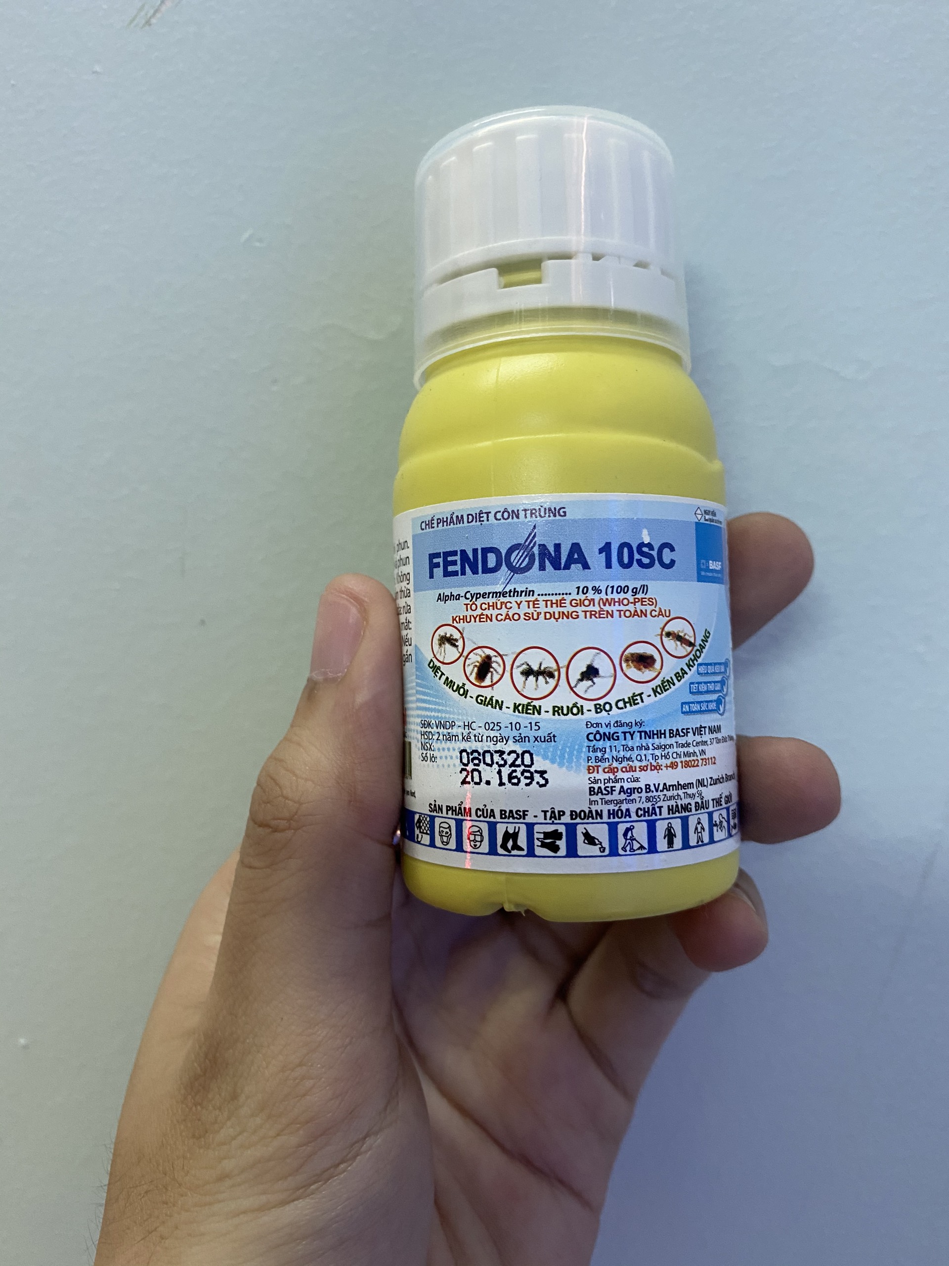 [HCM]Thuốc Diệt Côn Trùng FENDONA 10SC Chai 50ml  (HÀNG CÓ SẴN)