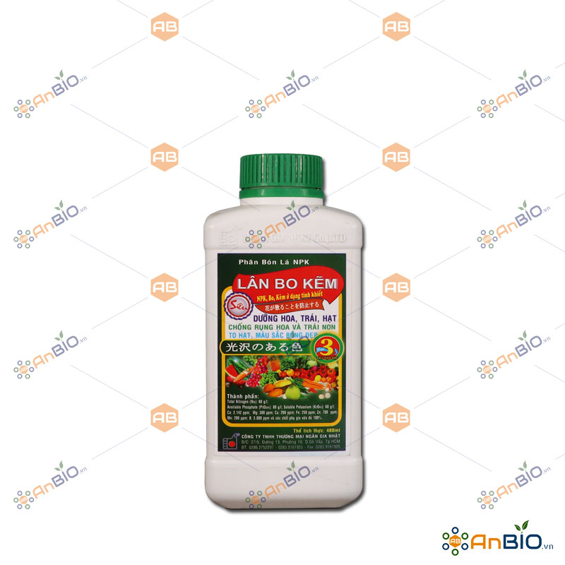[HCM]Phân Bón Lá NPK LÂN BO KẼM Chai 480ml - B3.1004