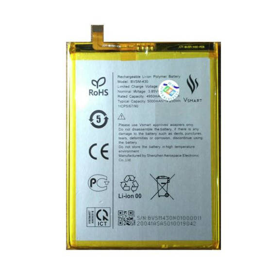 Pin vsmart joy 3 / bvsm - 430 / 5000mah