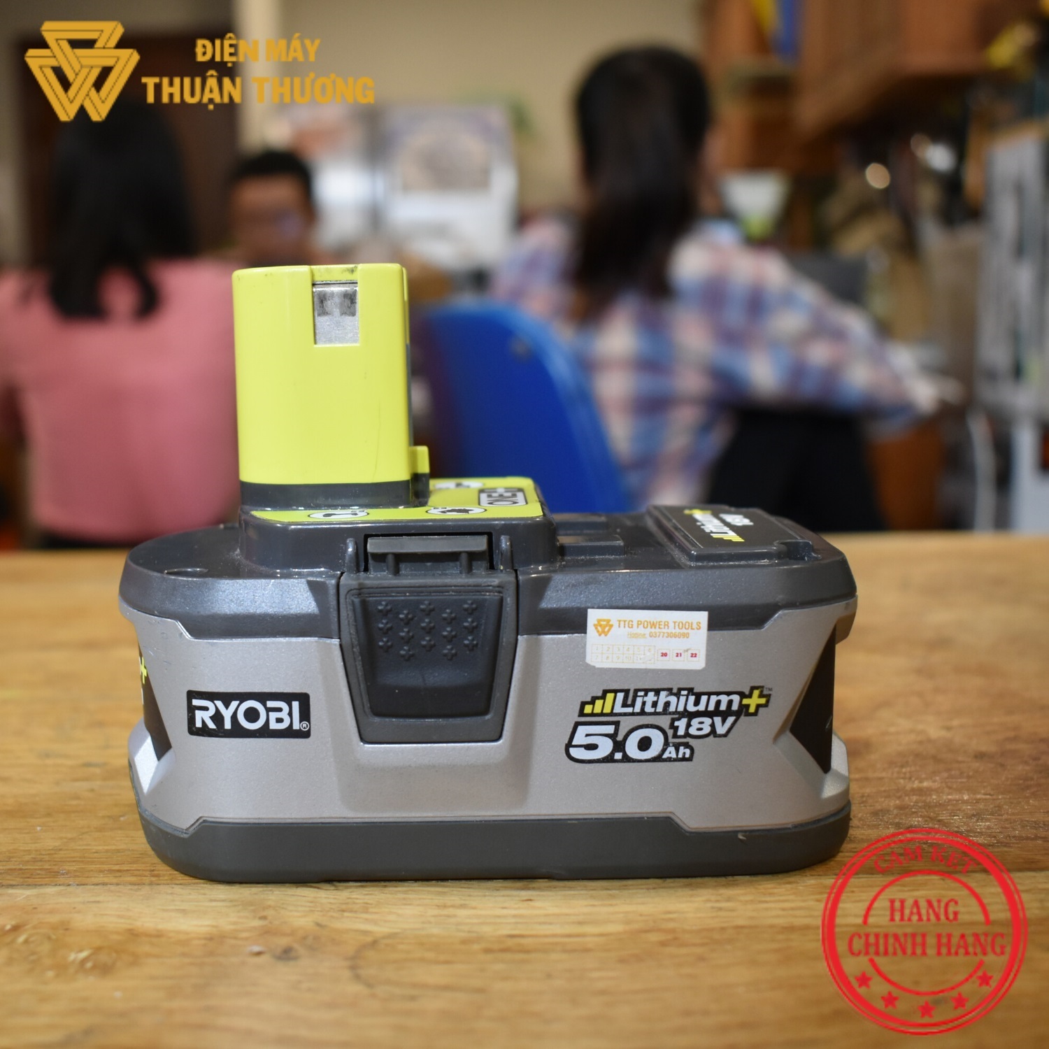 [HCM]Pin Lithium 18V 5.0Ah Ryobi RB18L50