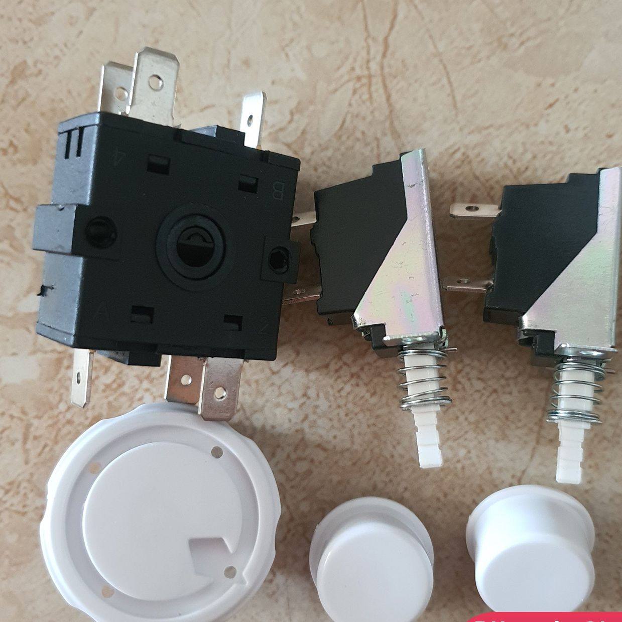 Bộ công tắc quạt hơi nước 6 món