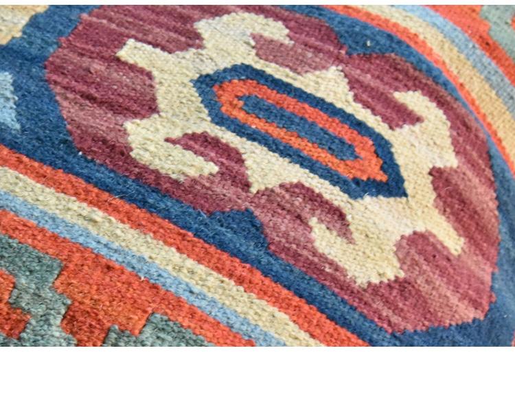 Kiểu Mỹ Làng Quê Kilim Cứng Lông Cừu 60cm Lớn Gối Tựa Đệm Bộ Bắc Orsia Phong Cách Gối Ôm Hiện Đại Dân Tộc