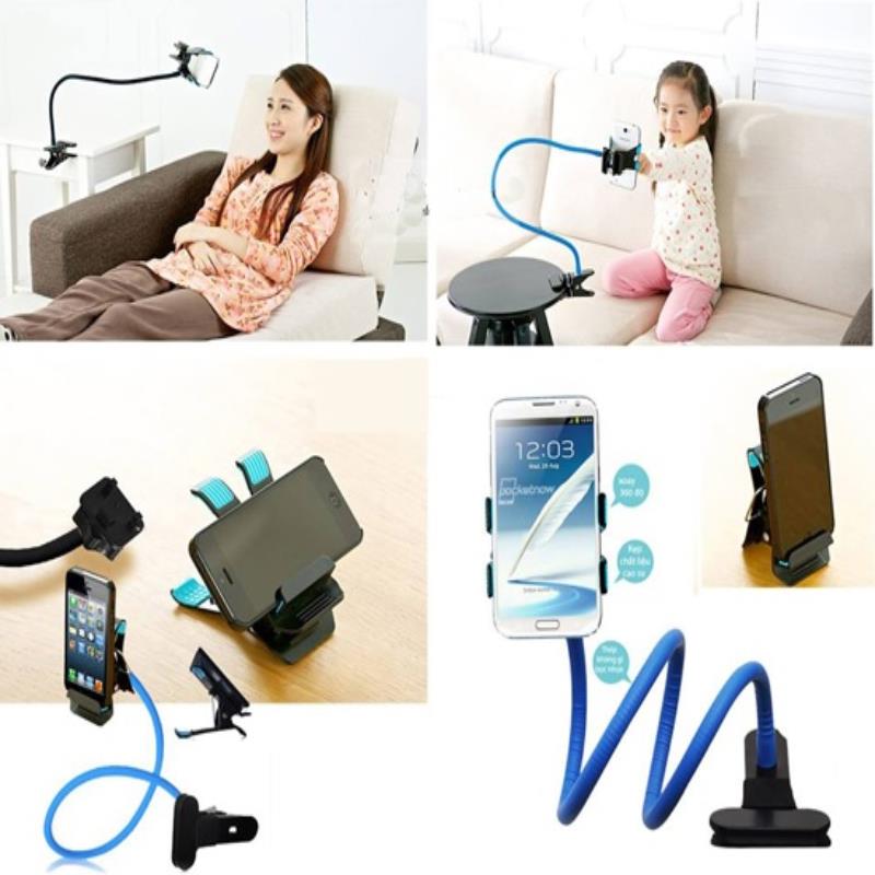 Đế kẹp điện thoại đuôi khỉ (Đen)