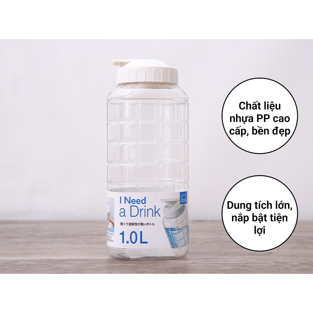 Bình đựng nước Lock&Lock JUG HAP810 1000 ml (nắp trắng)