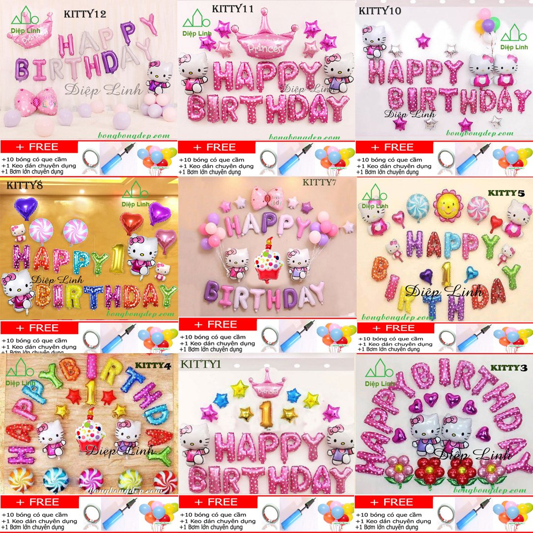 Hello Kitty Birthday Decoration Set