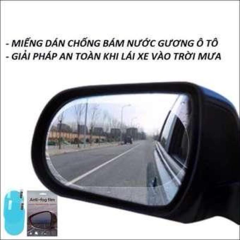 Bộ 2 Miếng Dán Chống Bám Nước Gương Chiếu Hậu Ô Tô Tiện Ích (Size 150x100mm)