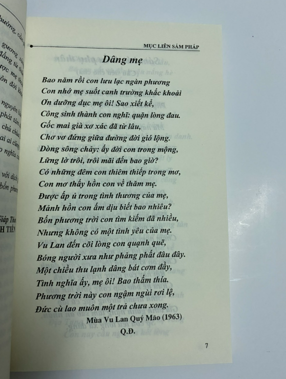 Sách - Kinh Mục Liên Sám Pháp