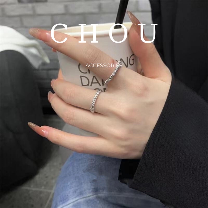 Nhẫn Trơn Basic Lấp Lánh | CHOU ACCESSORIES |
