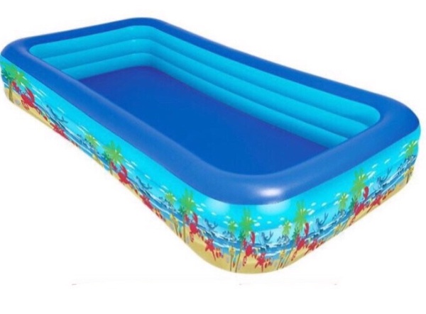[Tặng 5 tranh cát] Bể bơi phao 3m  -  3 tầng loại dày - Bể phao dành cho cả gia đình- Bể bơi to - Bể bơi bơm hơi cao cấp Smart Baby
