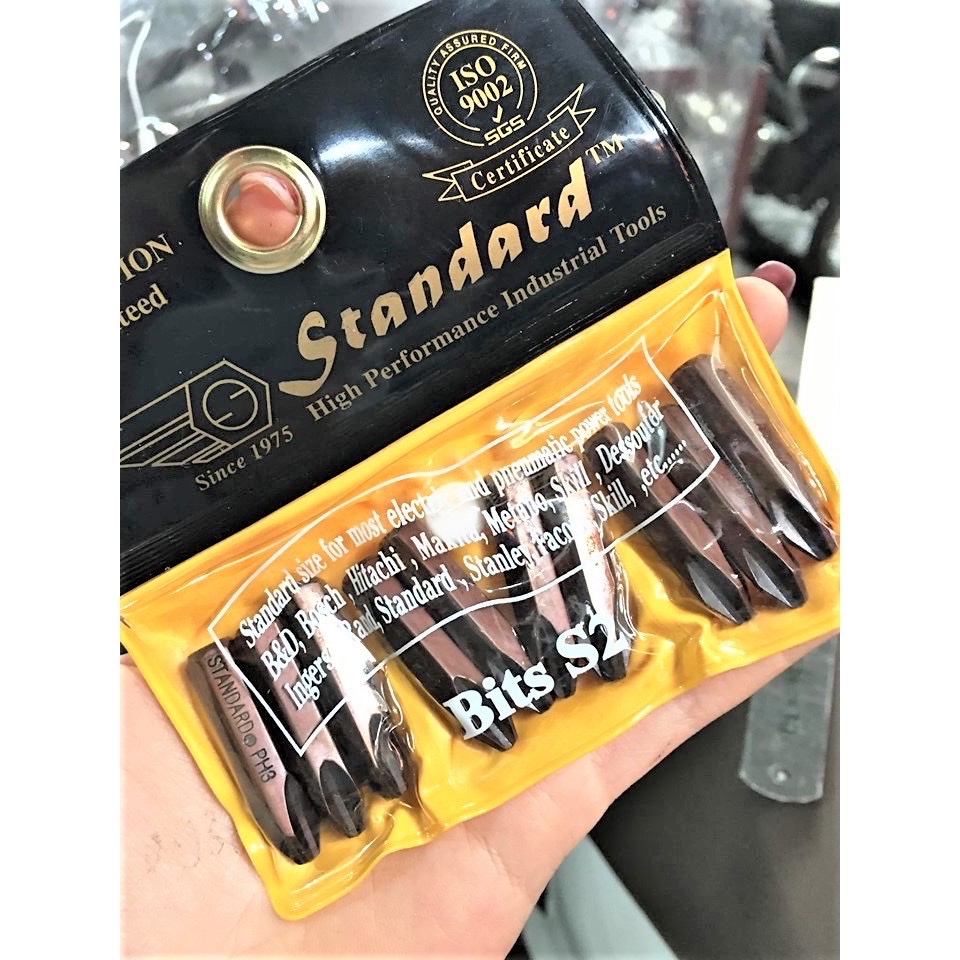 Mũi vít đóng nâu ngắn đầu tù STANDARD 8mm (hàng chính hãng)