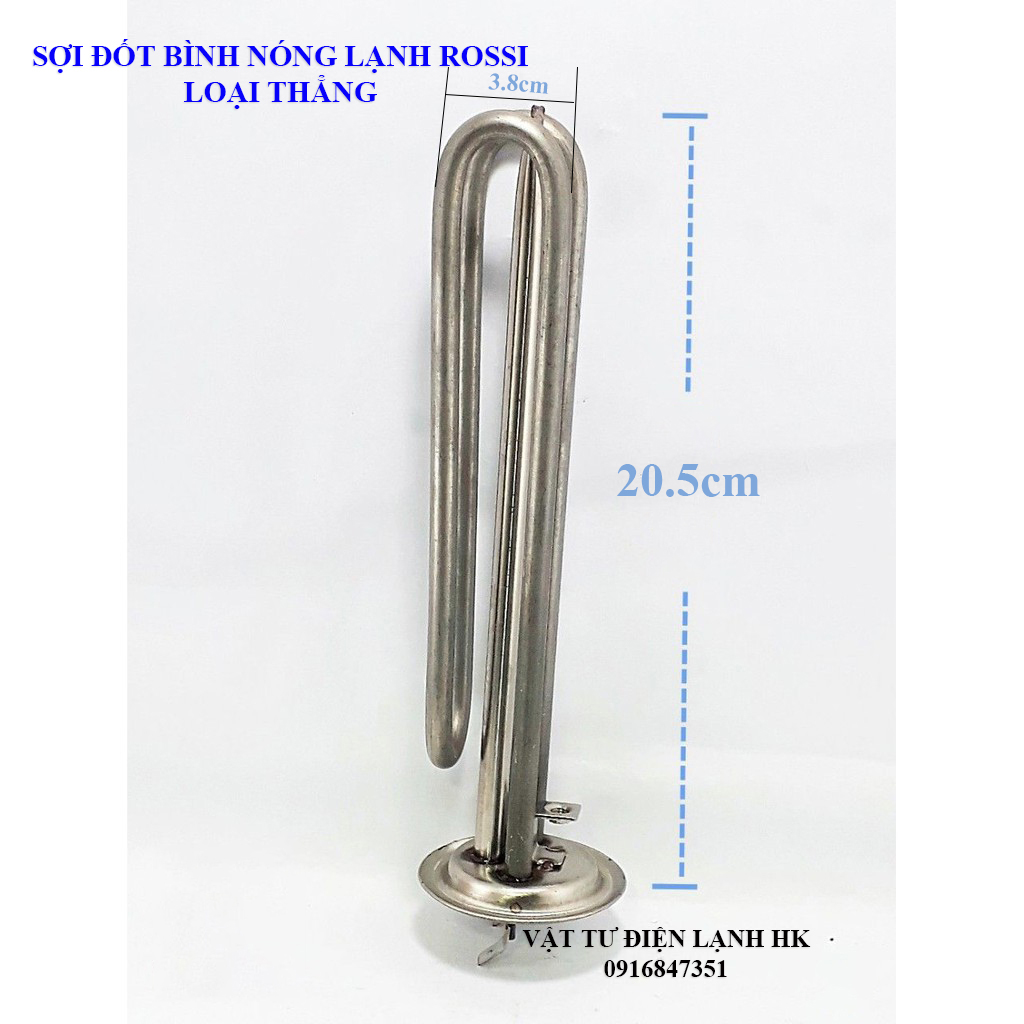 Sợi đốt - ruột bình nóng lạnh rossi cọc thẳng - mayso - mai so bnl rosi