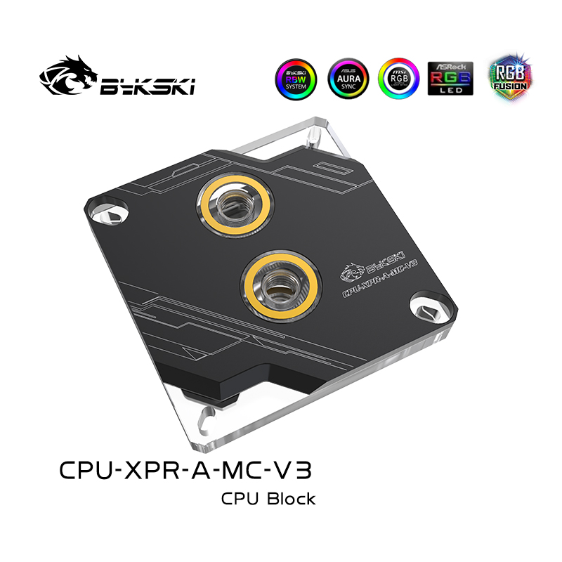 Đế tản nhiệt nước custom Block CPU Bykski CPU-XPR-A-MC-V3