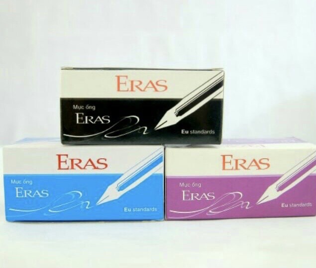 Hộp 6 Ống Mực Eras E111 dùng cho bút E001, E002, E013, E011, E012, E020, E018