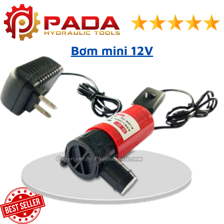 Máy bơm nước chống bụi cho máy cắt rãnh tường-Bơm mini 12V
