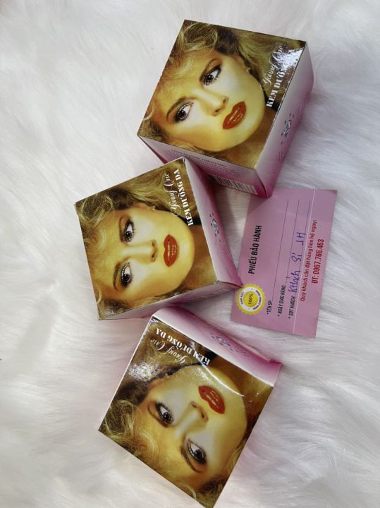 Combo 3 hộp kem tóc xù dưỡng trắng da 20g