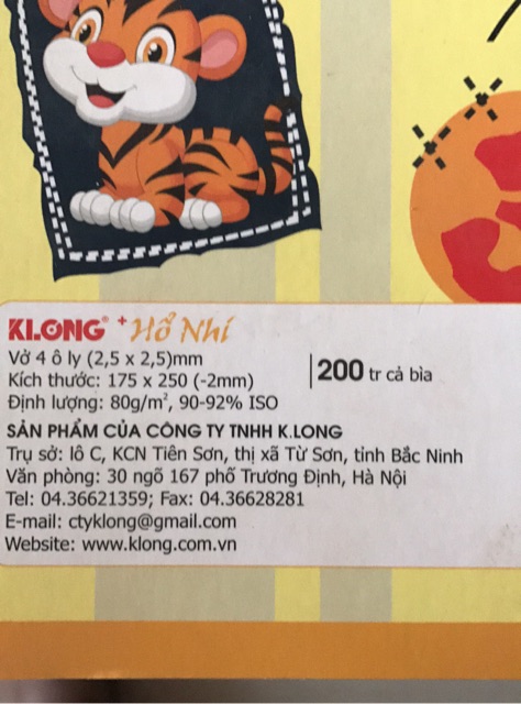 Vở 4 ôly 200tr klong