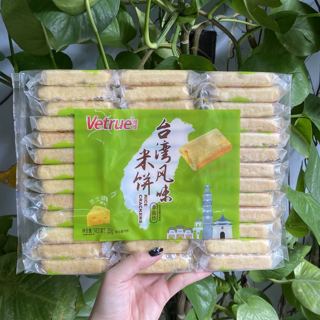 Bánh Gạo Vetrue Vị Phô Mai (Gói 320g)