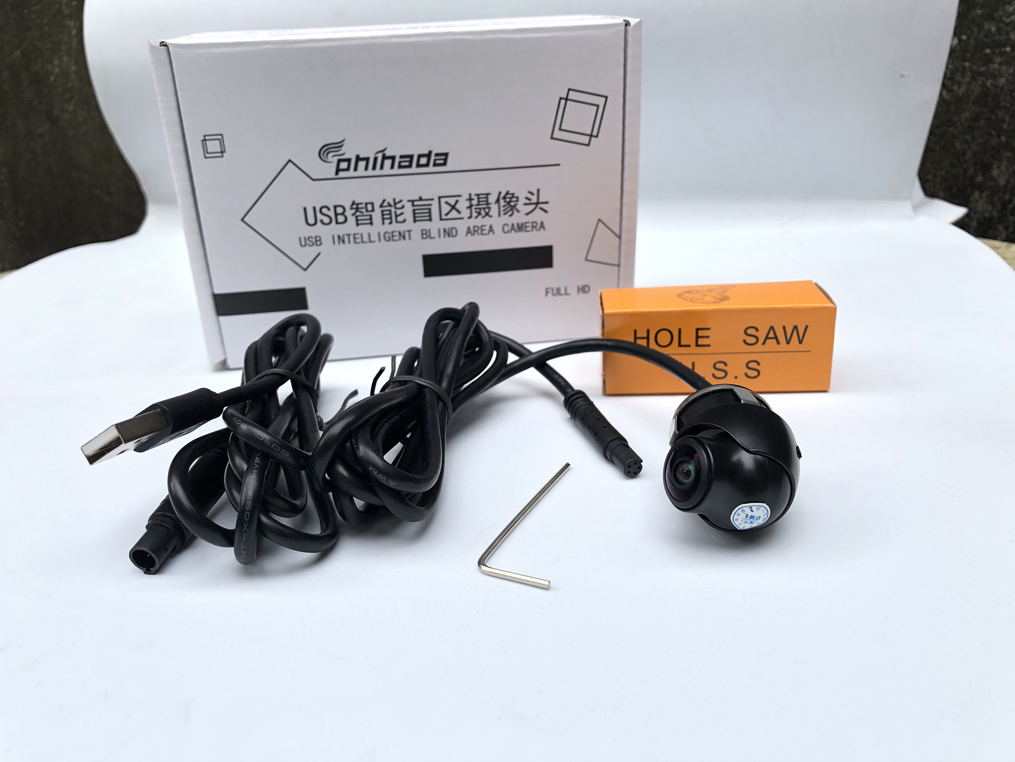 Camera cặp lề android, lắp cùng màn hình android, độ phân giải HD, góc quay 160 độ, 360