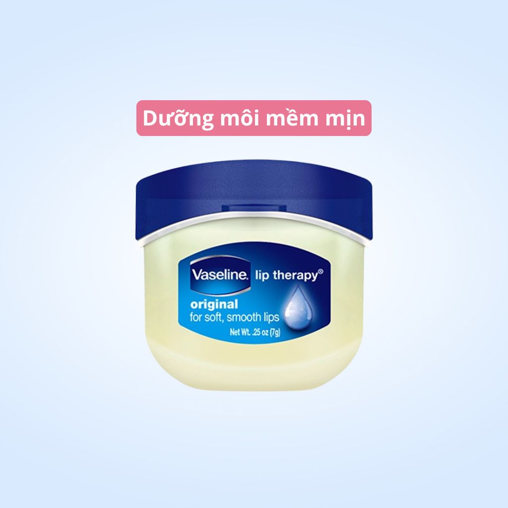 Dưỡng môi Vaseline hồng và original 7g, son dưỡng môi vaseline - Q Cosmetics