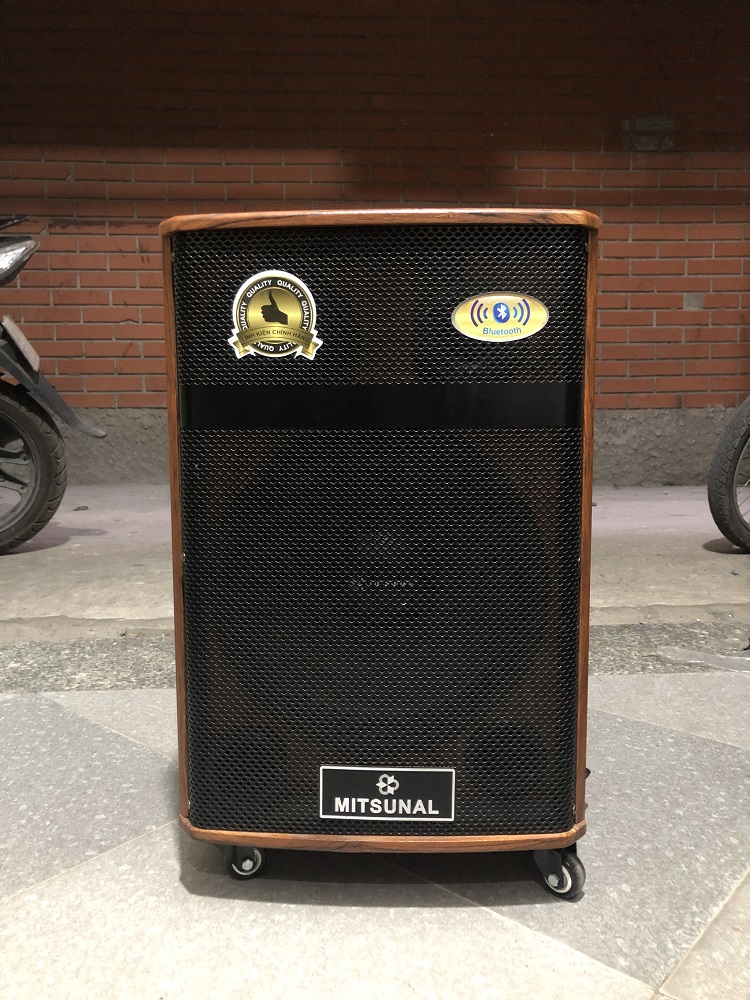 Loa kéo Mitsunal M34 Tặng 2 Micro Hát Karaoke di động Bluetooth