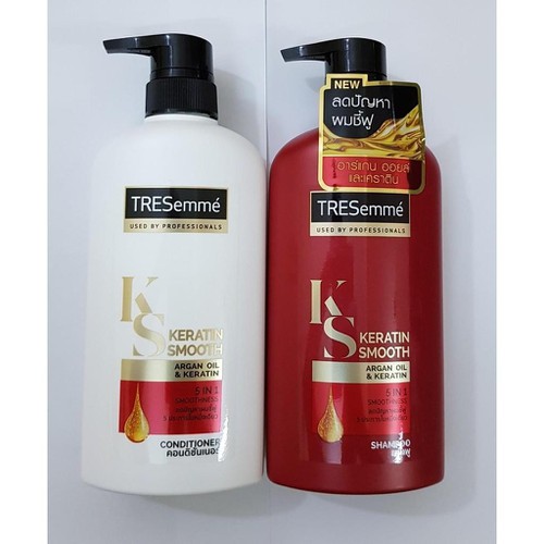 [HCM]Combo Dầu Xả - Dầu Gội (Đỏ) Treseme Thái Lan