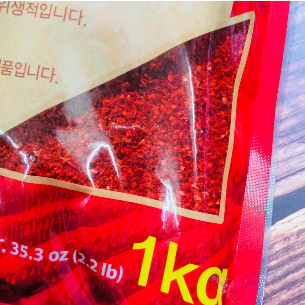 Ớt bột vảy và mịn Hàn Quốc gói 100g [combo 2 gói]