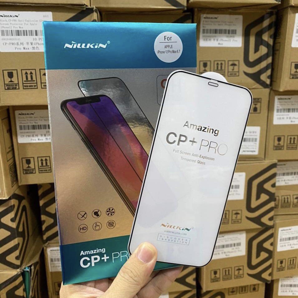 Kính cường lực nillkin cp+ pro cho ip 12 mini, ip 12 pro và ip 12 pro max/ip 13/ip 13 pro/ip 13 pro max/14/14 pro/14 pro max