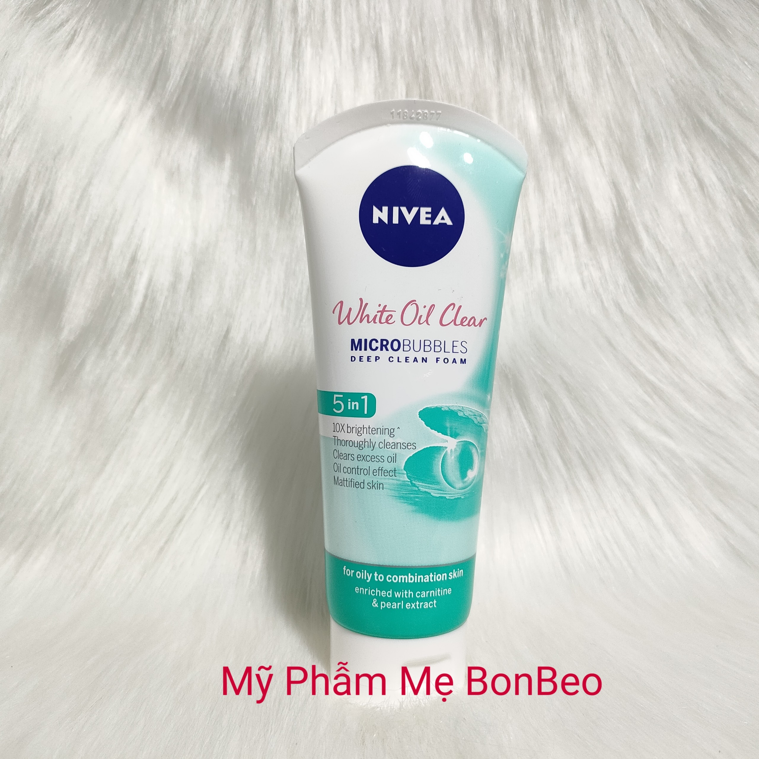 Sữa rửa mặt Nivea trắng da sạch sâu 100g
