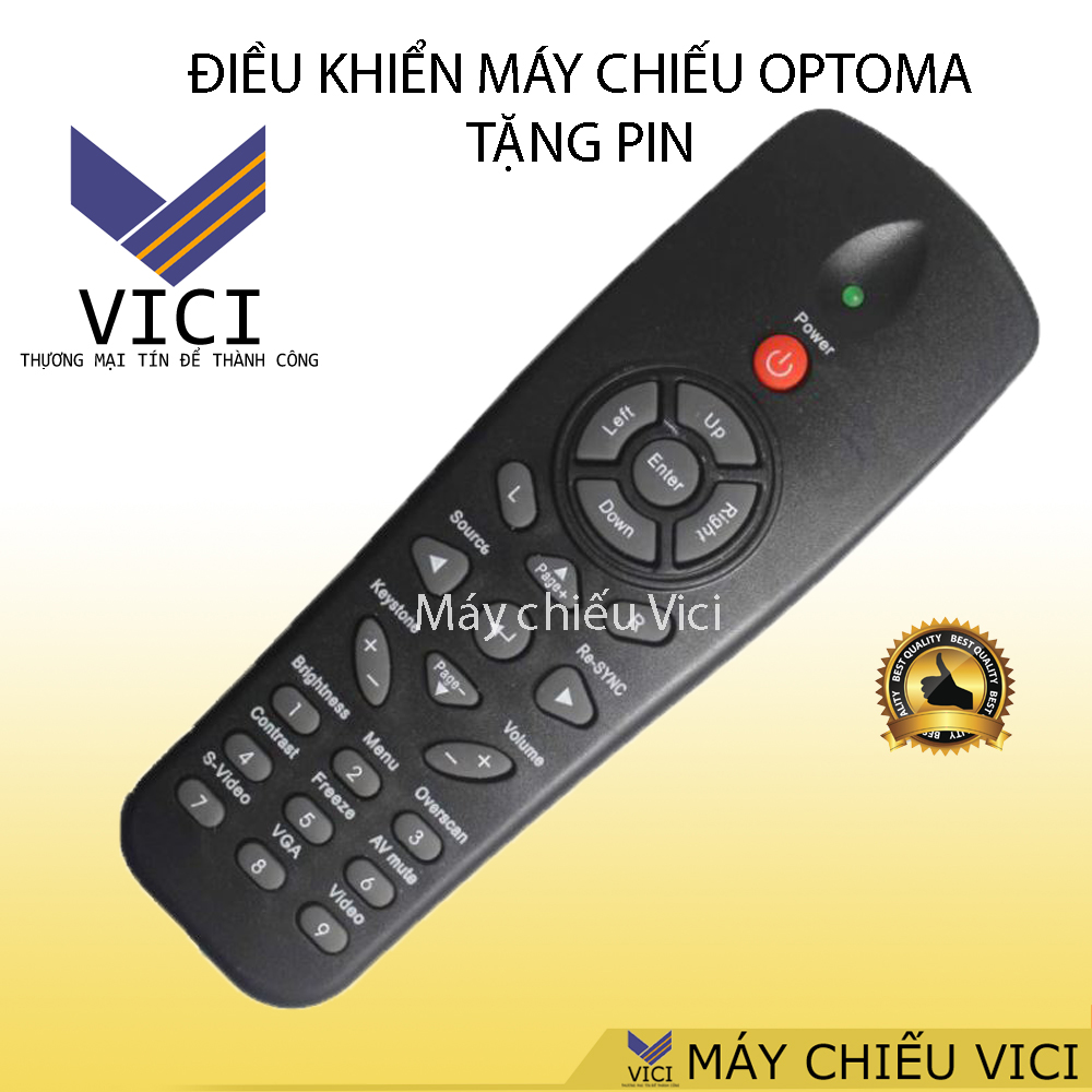 Điều Khiển Máy Chiếu Optoma ( Màu Đen )