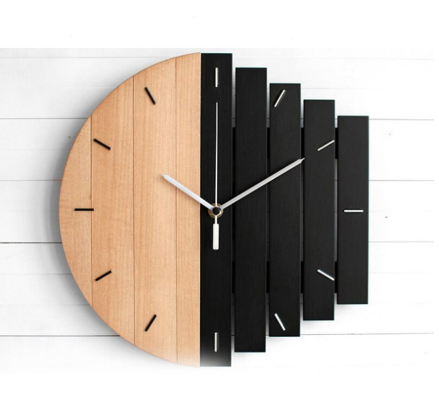 Đồng Hồ Gỗ Decor Treo Tường Mixor Clock - Mã MC01