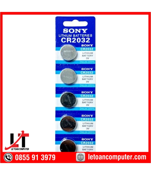 Pin cmos sony cr2032 lithium 3v chính hãng