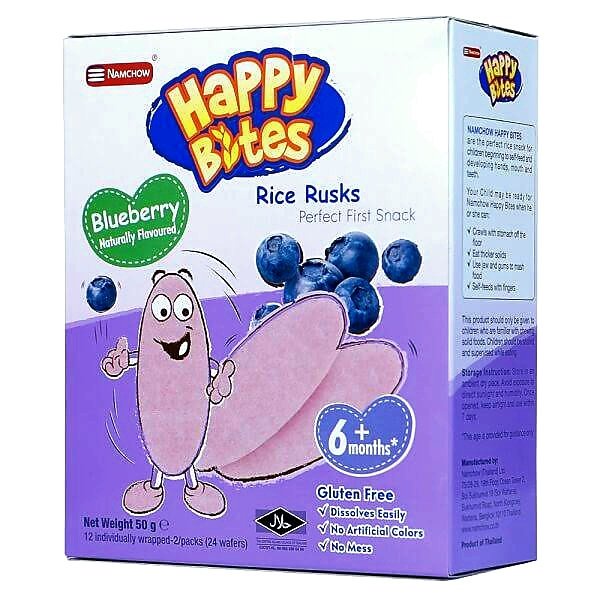 Bánh gạo ăn dặm Happy Bites [Date 2026]