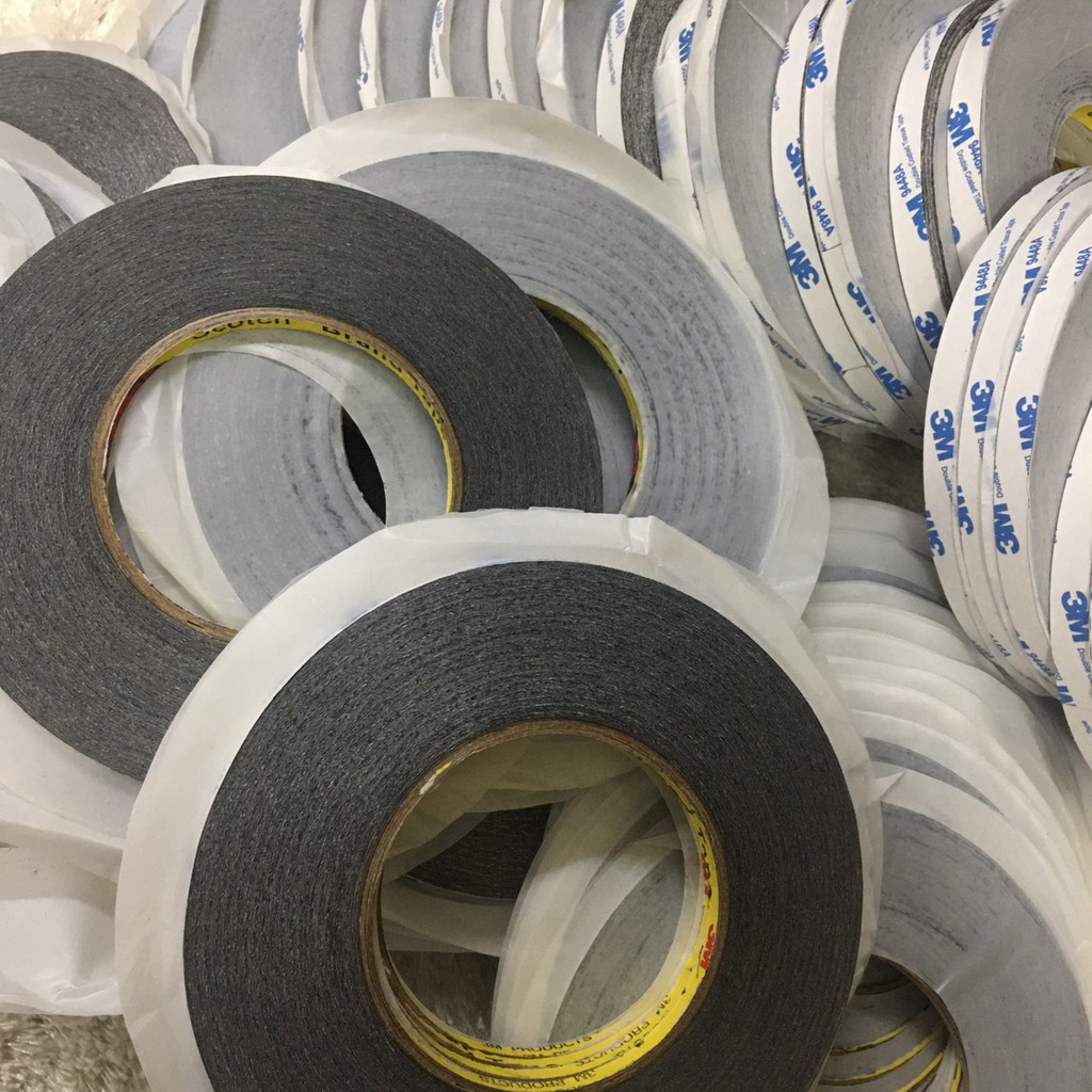 Keo 3M (keo 2 mặt) chịu nhiệt độ cao (10mm x 50m)
