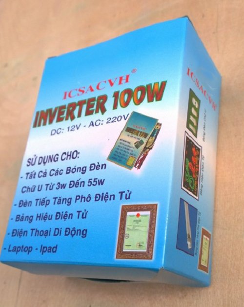 Bộ Đảo Điện 100W Inverter 12V Ra 220V