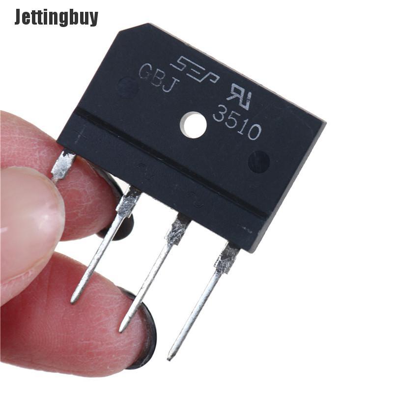 Jettingbuy Chua 5 Pcs 35A 1000V Mạch Chỉnh Lưu Cầu Đi-ốt GBJ3510